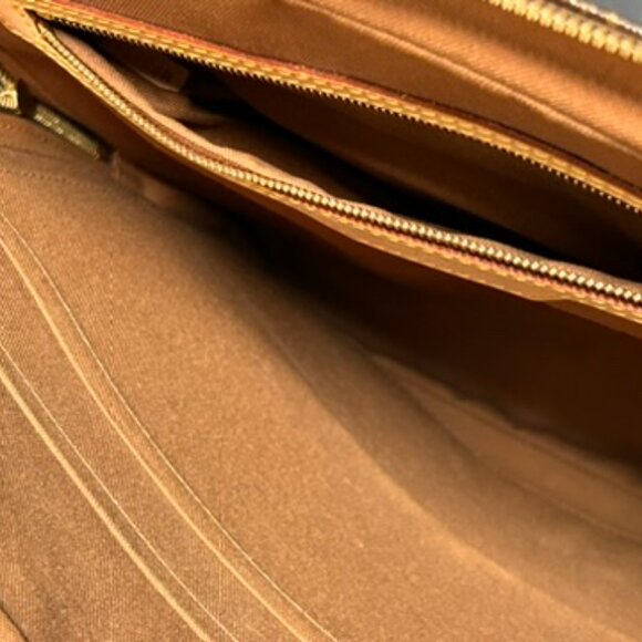 Louis Vuitton Porte-Documents Briefcase/ Laptop Case Medium Brown Leather - Picture 6 of 7